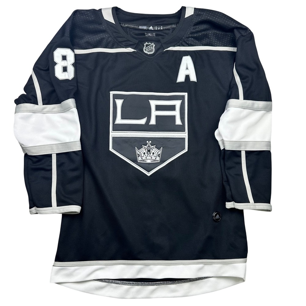 Adidas LA Kings Drew Doughty #8 Alternate Captain Hockey Jersey Black Size 52